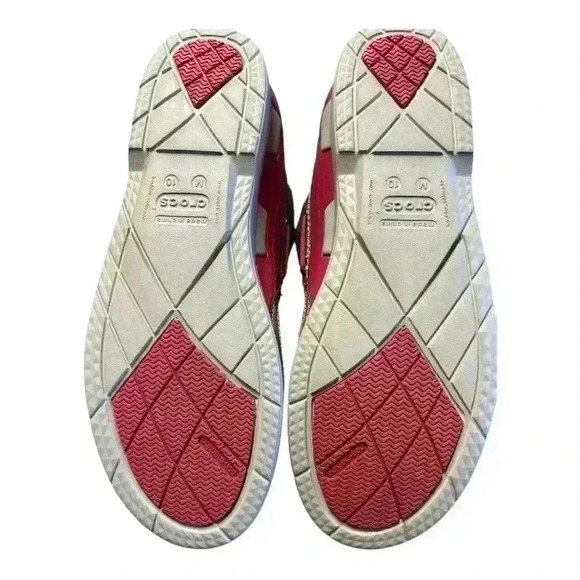 🆕Crocs Men's Beach Line Boat Chukka Boot Size 10 Hazelnut/Brick Red NWT - Picture 5 of 10